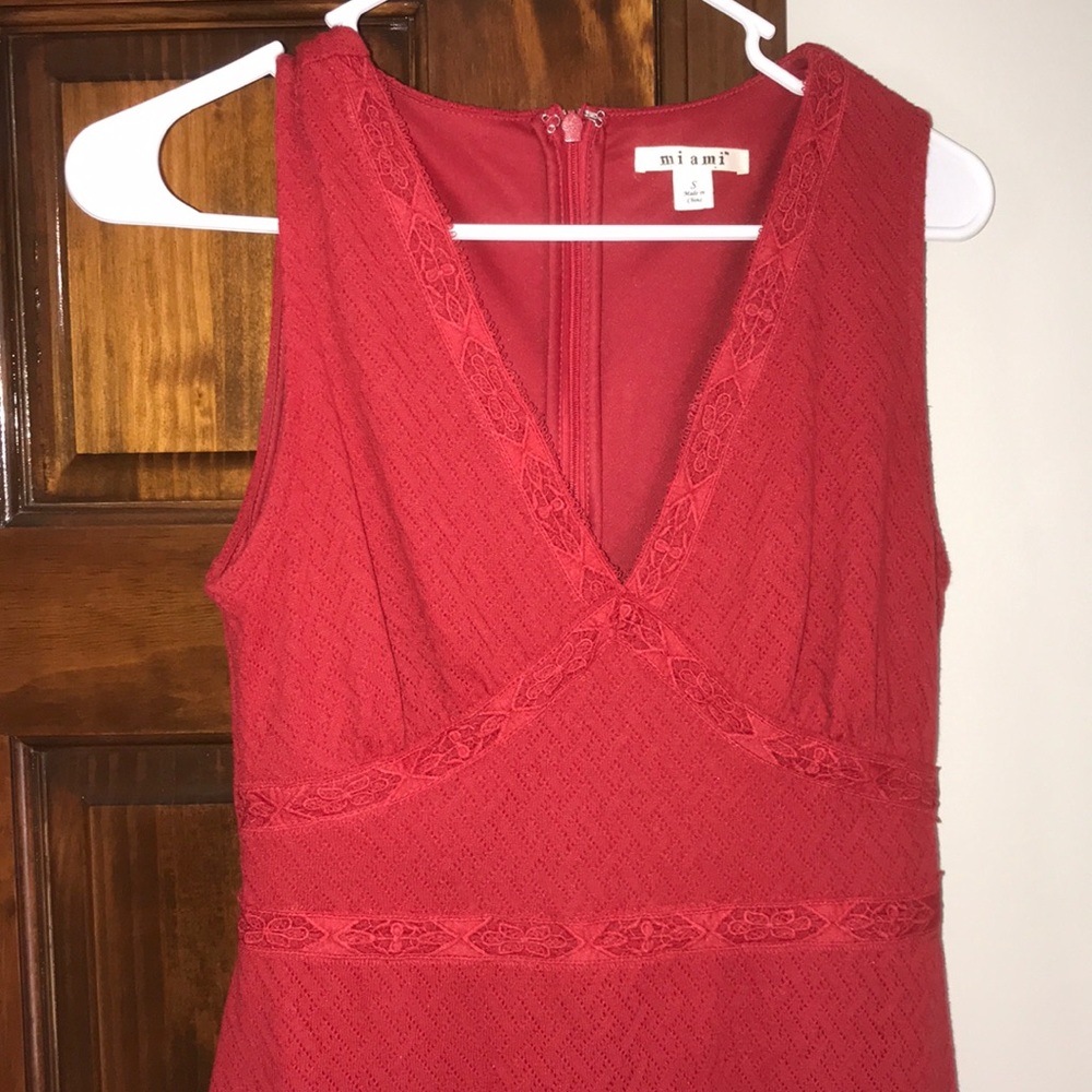 PERFECT RED FORMAL DRESS SZ SMALL - Picture 2 of 4